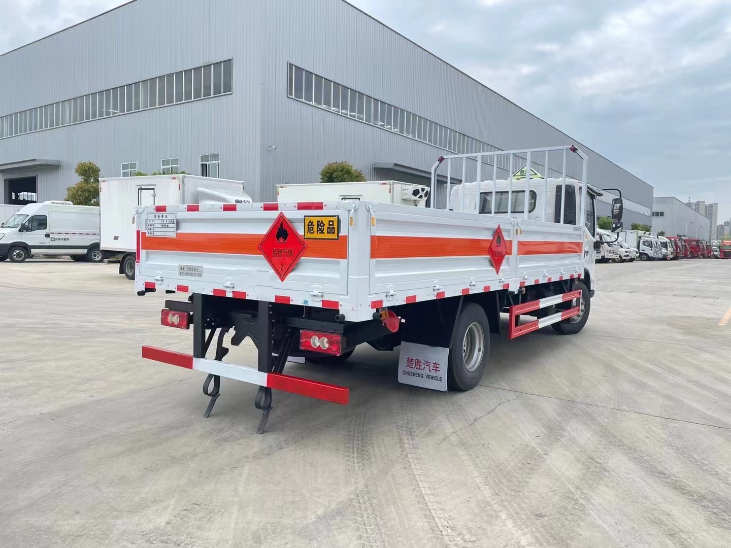 福田奧鈴4.8米氣瓶運輸車/黃牌5噸