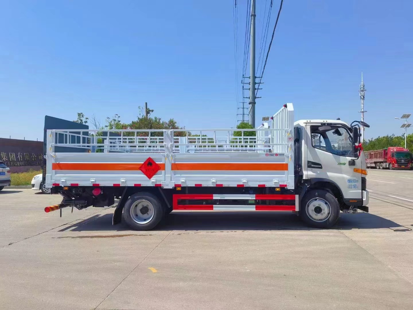 江淮5.2米氣瓶運輸車/7.4噸