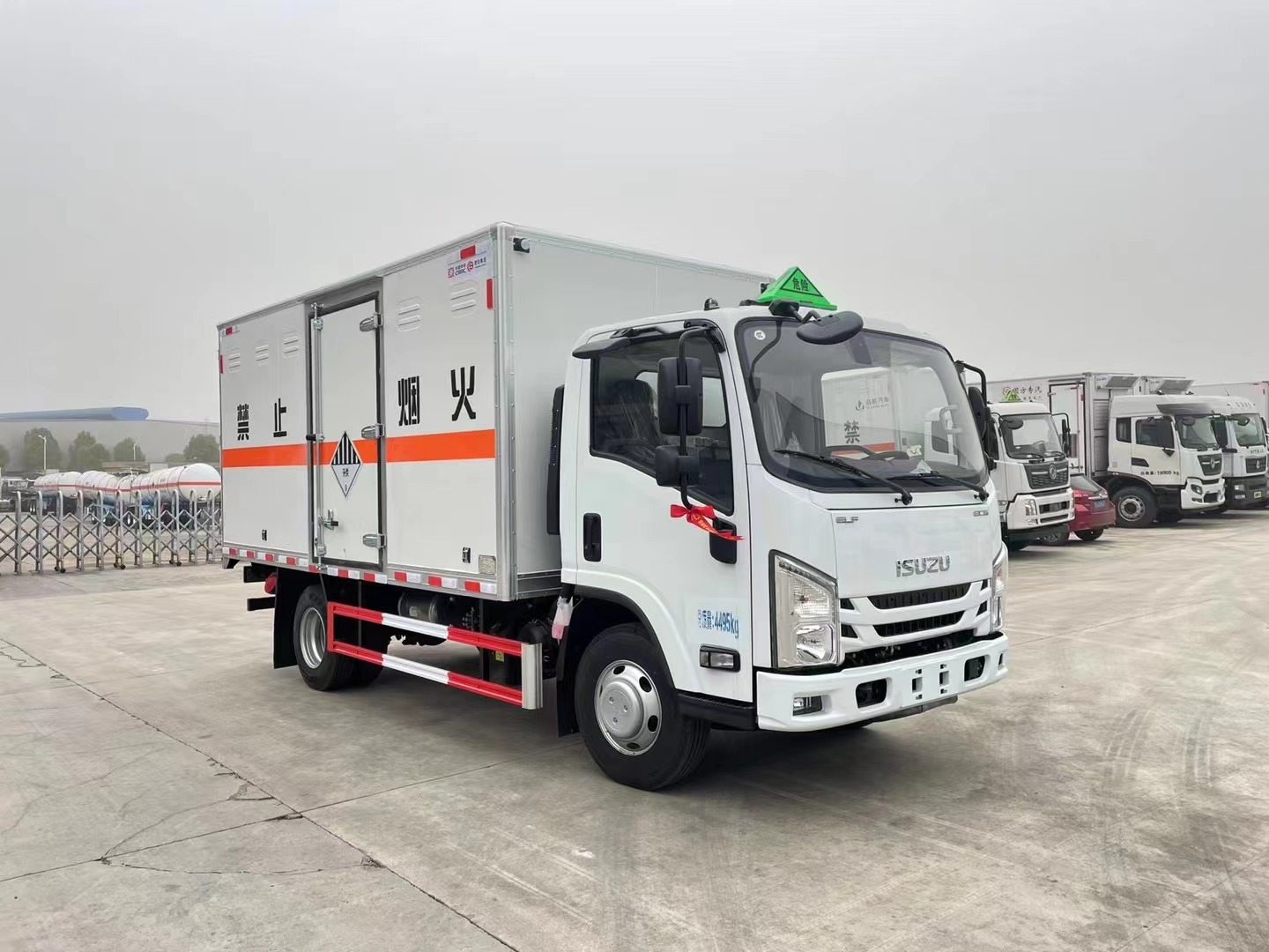 五十鈴藍牌4.15米危險廢物廂式車