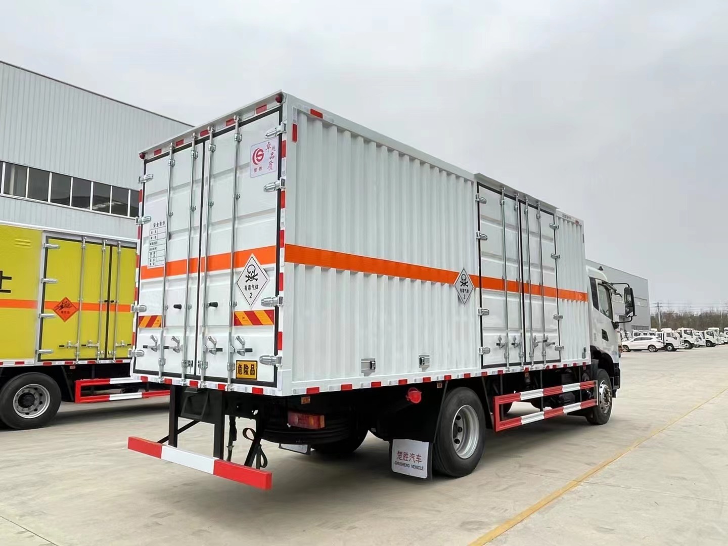 2類3項毒性氣體廂式車/2.3類危險品廂式運輸車